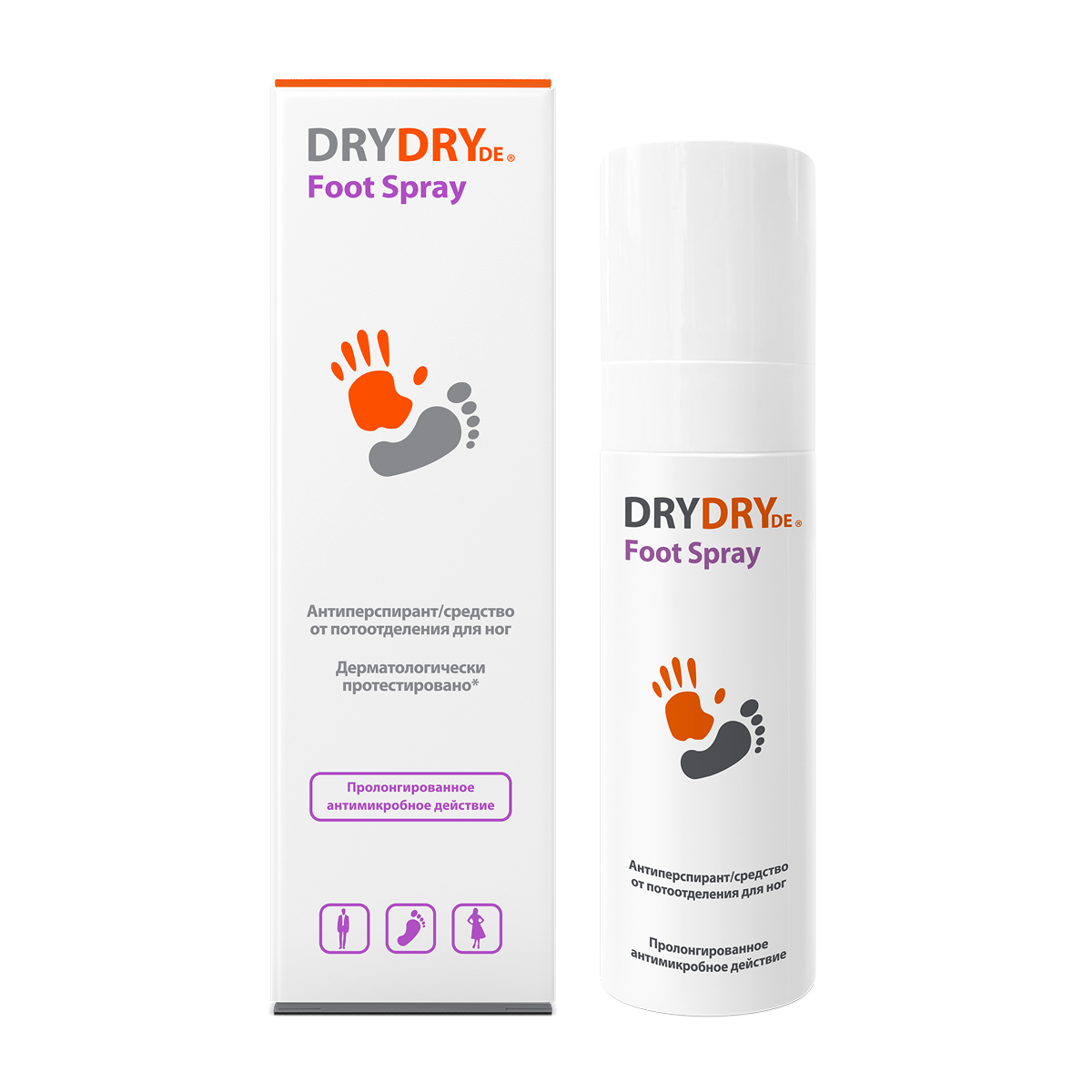 DRY RU Foot Spray вид 1